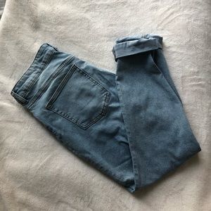 H&M high rise mom jeans